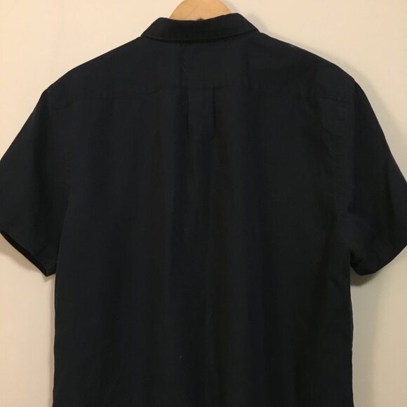 Van Heusen Dark Navy Blue Slim Fit Button Down Shirt - Picture 9 of 16